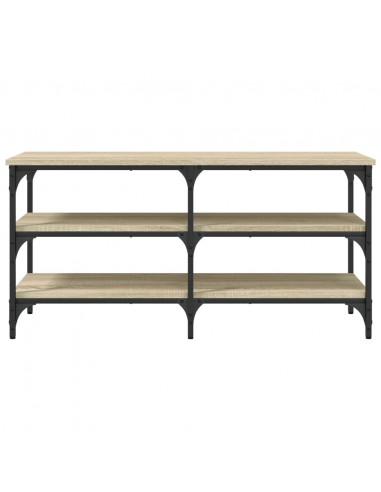 Panca Porta Scarpe Rovere Sonoma 100x38,5x49 Legno Multistrato