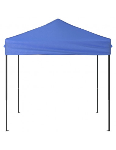 Tenda per Feste Pieghevole Blu 2x2 m