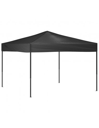 Tenda per Feste Pieghevole Antracite 3x3 m