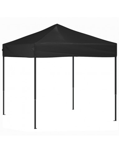Tenda per Feste Pieghevole Nera 2x2 m