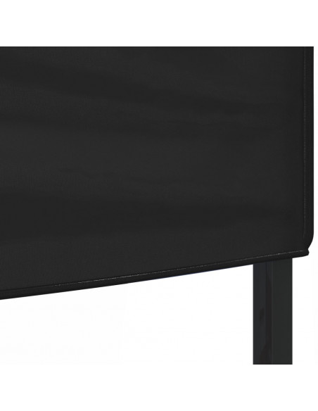 Tenda per Feste Pieghevole Nera 2x2 m