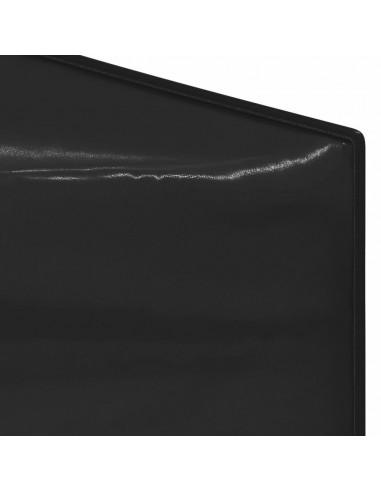 Tenda per Feste Pieghevole Nera 2x2 m