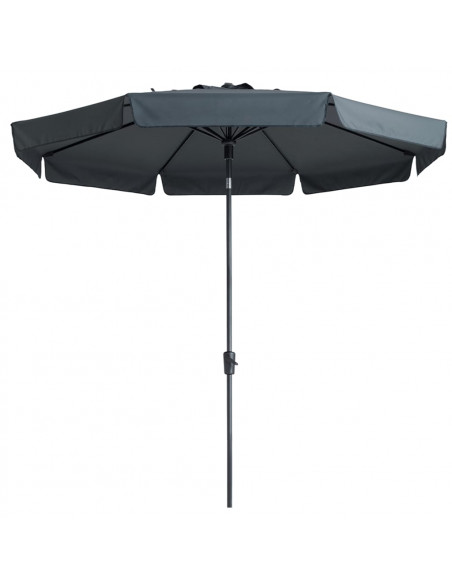Madison Ombrellone Flores Luxe 300 cm Rotondo Grigio