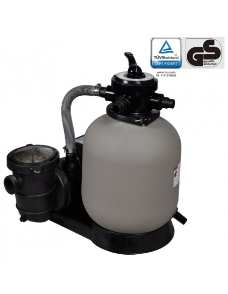 Pompa con Filtro a Sabbia 600 W 17000 l/h