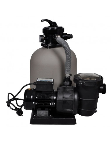 Pompa con Filtro a Sabbia 600 W 17000 l/h