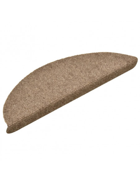 Tappetini Autoadesivi Scale 15 pz Crema 56x17x3 cm Agugliati