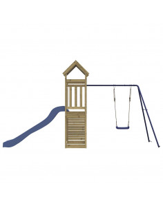 Set da Gioco da Esterno in Legno di Pino Impregnato 2