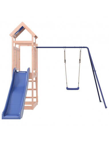 Set da Gioco da Esterno in Legno Massello di Douglas