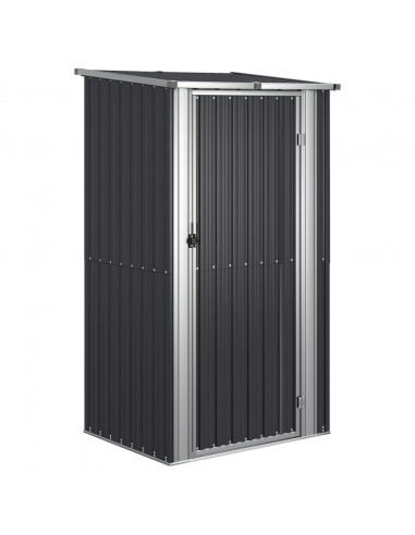Capanno da Giardino Antracite 118,5x97x209,5 cm Acciaio Zincato