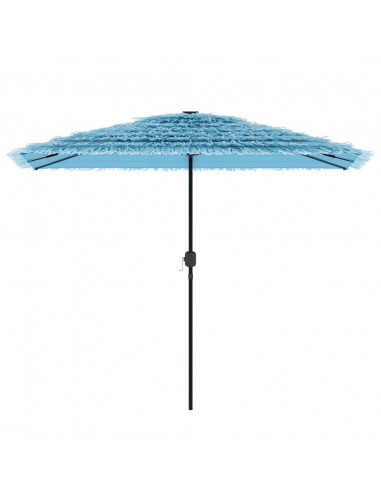 Ombrellone Giardino con Palo in Acciaio Blu 300x200x250 cm