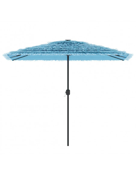 Ombrellone Giardino con Palo in Acciaio Blu 300x200x250 cm