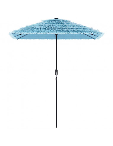 Ombrellone Giardino con Palo in Acciaio Blu 300x200x250 cm