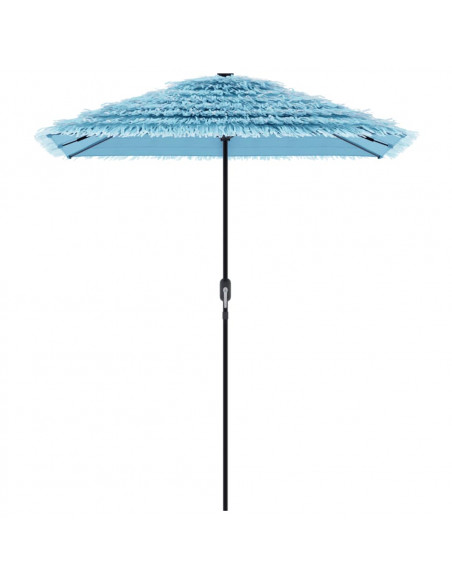 Ombrellone Giardino con Palo in Acciaio Blu 300x200x250 cm