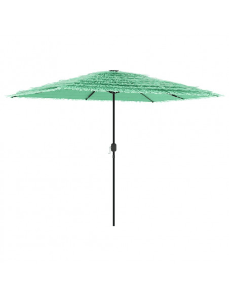 Ombrellone Giardino con Palo in Acciaio Verde 300x200x250 cm