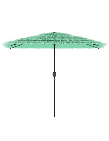 Ombrellone Giardino con Palo in Acciaio Verde 300x200x250 cm