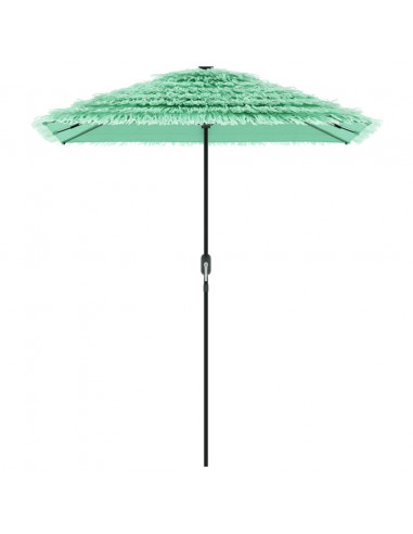 Ombrellone Giardino con Palo in Acciaio Verde 300x200x250 cm