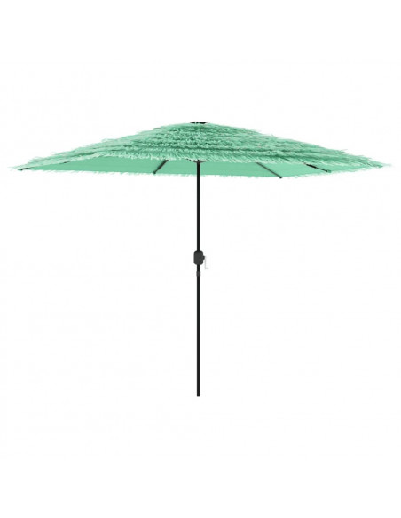 Ombrellone Giardino con Palo in Acciaio Verde 300x200x250 cm