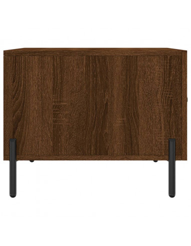 Tavolini Salotto 2 pz Rovere Marrone 50x50x40 Legno Multistrato