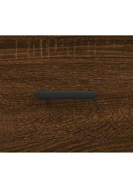Tavolini Salotto 2 pz Rovere Marrone 50x50x40 Legno Multistrato