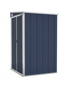 Capanno da Giardino a Parete Antracite 118x100x178 cm Acciaio 2