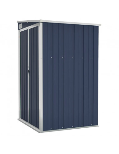 Capanno da Giardino a Parete Antracite 118x100x178 cm Acciaio