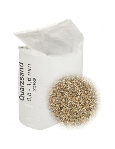 Sabbia Filtrante 25 kg 0,8-1,6 mm