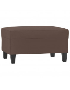 Poggiapiedi Marrone 70x55x41 cm in Similpelle 2