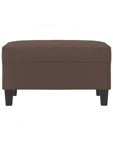 Poggiapiedi Marrone 70x55x41 cm in Similpelle