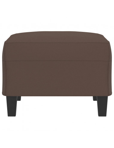 Poggiapiedi Marrone 70x55x41 cm in Similpelle