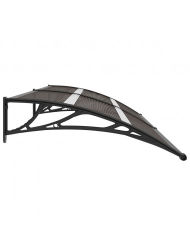 Pensilina per Porta Nera 240x75 cm in PC