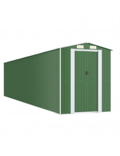 Capanno da Giardino Verde 192x938x223 cm Acciaio Zincato 2