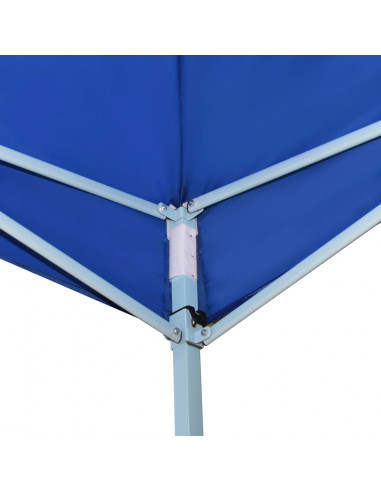 Gazebo Pieghevole Pop-Up 3x9 m Blu