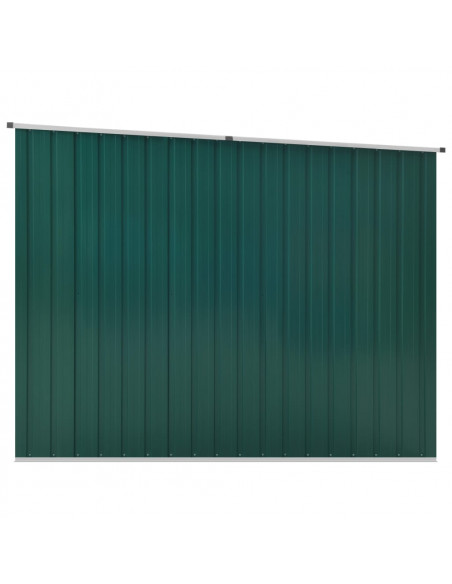 Capanno da Giardino Verde 195x198x159 cm in Acciaio Zincato