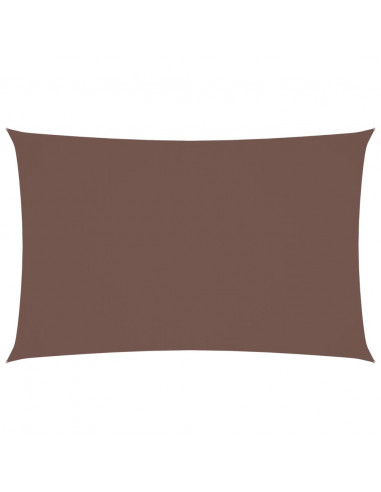 Parasole a Vela Oxford Rettangolare 2x4,5 m Marrone