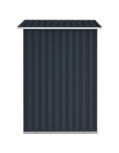Capanno da Giardino Antracite 205x129x183 cm in Acciaio Zincato