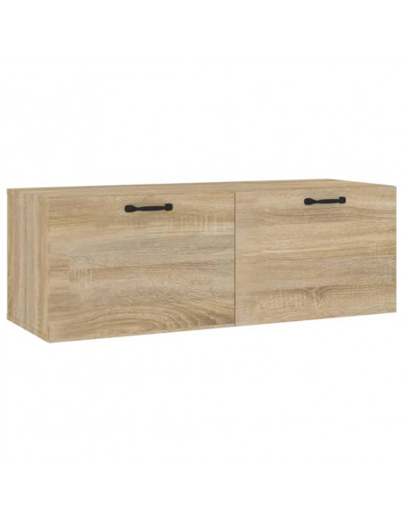 Mobile Pensile Rovere Sonoma 100x36,5x35 cm Legno Multistrato