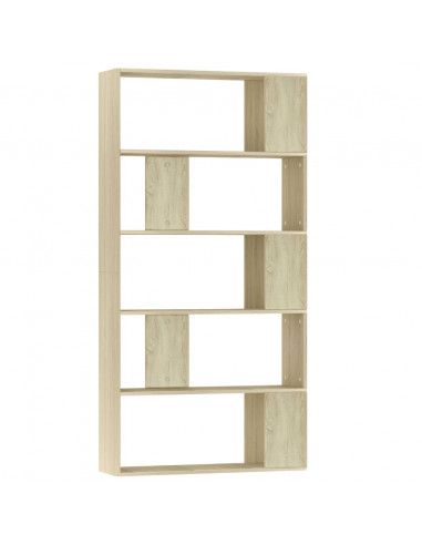 Libreria/Divisorio Rovere Sonoma 80x24x159 cm Legno Multistrato