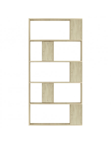 Libreria/Divisorio Rovere Sonoma 80x24x159 cm Legno Multistrato