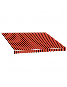 Tenda da Sole in Tela Arancione e Marrone 400x300 cm 2