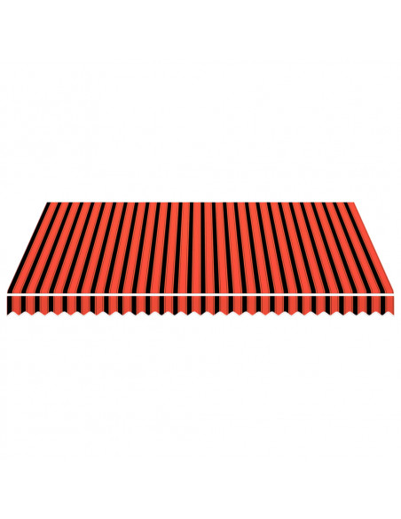 Tenda da Sole in Tela Arancione e Marrone 400x300 cm