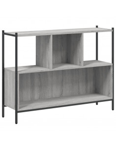Libreria Grigio Sonoma 102x28x77,5 cm in Legno Multistrato 2