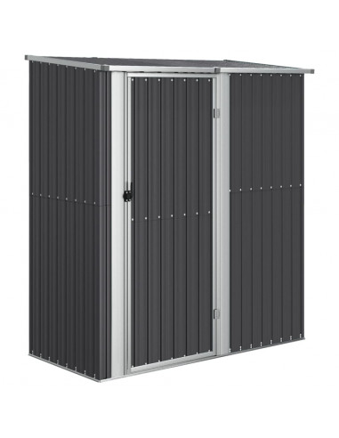 Capanno Biciclette Antracite 180,5x97x209,5 cm Acciaio Zincato