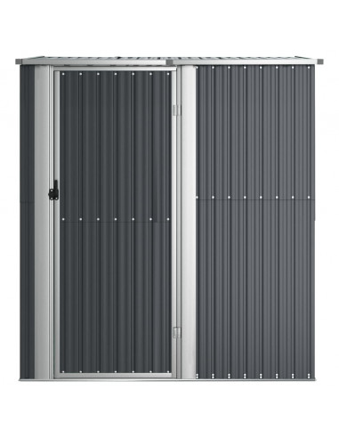 Capanno Biciclette Antracite 180,5x97x209,5 cm Acciaio Zincato