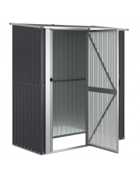 Capanno Biciclette Antracite 180,5x97x209,5 cm Acciaio Zincato