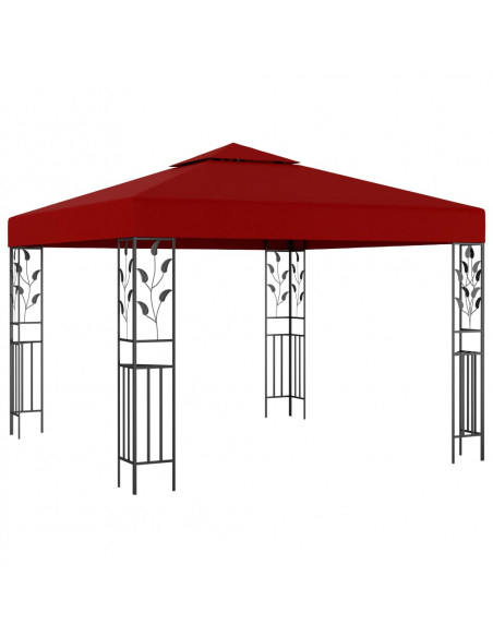 Gazebo 3x3 m Rosso Vino