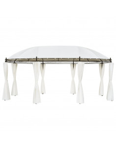 Gazebo Bianco Crema 530x350x265 cm 2