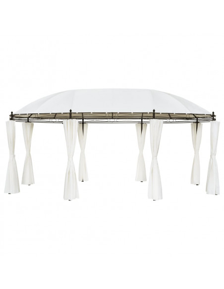 Gazebo Bianco Crema 530x350x265 cm