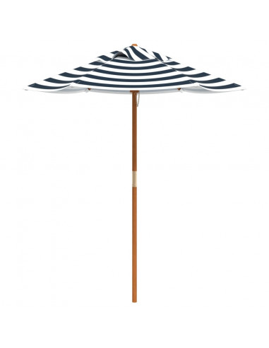 Ombrellone da Giardino per Bambini con Palo in Legno Ø120x140cm