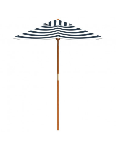 Ombrellone da Giardino per Bambini con Palo in Legno Ø120x140cm