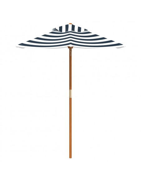 Ombrellone da Giardino per Bambini con Palo in Legno Ø120x140cm